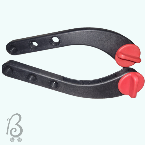 LASCAL BUGGY BOARD Right And Left Arms with bolts - Spare Parts - Maxi Mini Brand New