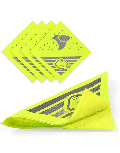 Premium Velcro Reflectors for Strollers & Bags (4-Count)