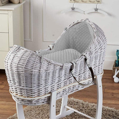Wicker Pod Baby Deluxe Moses Basket-No stand included