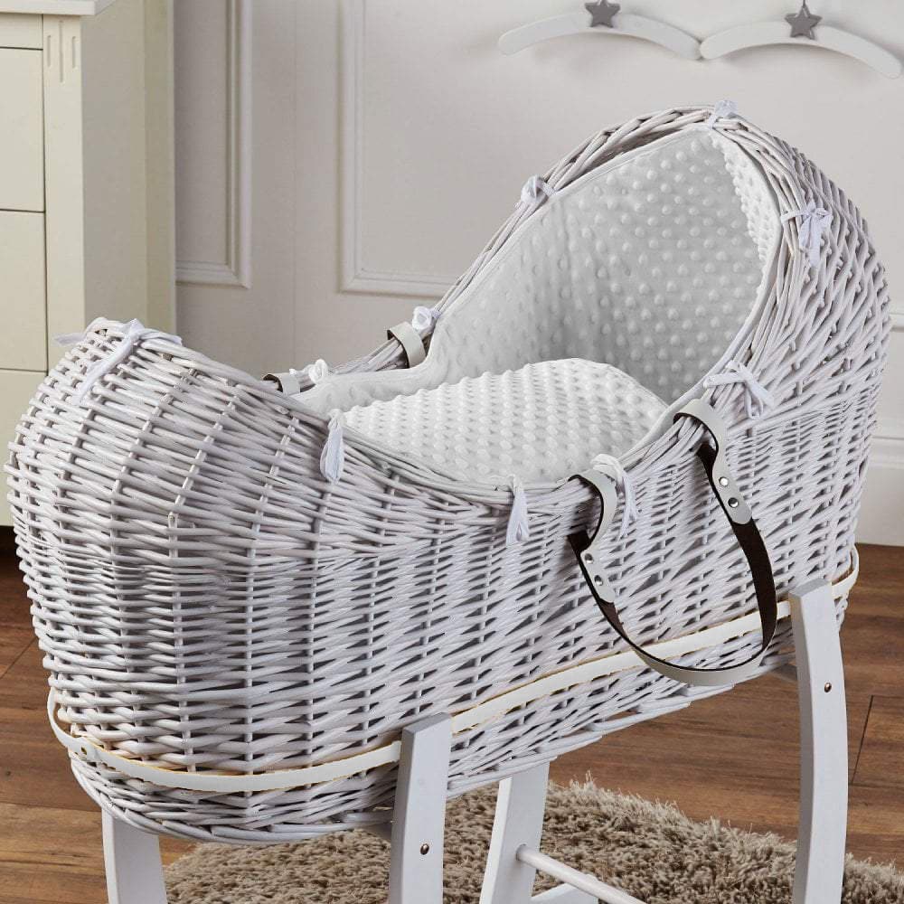 Wicker Pod Baby Deluxe Moses Basket-No stand included