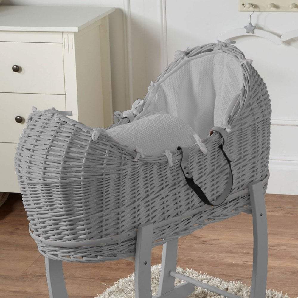 Wicker Pod Baby Deluxe Moses Basket-No stand included