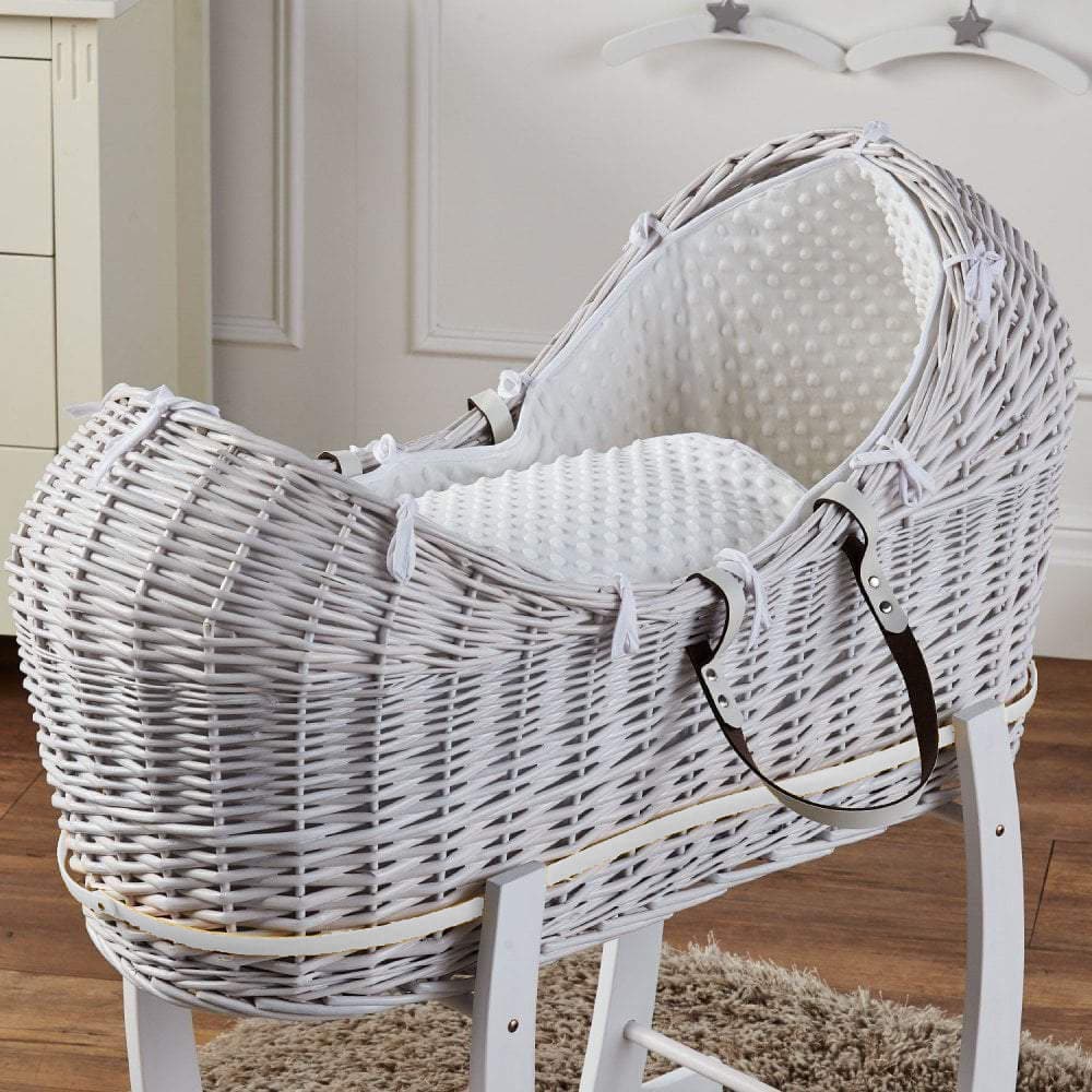 Wicker Pod Baby Deluxe Moses Basket-No stand included