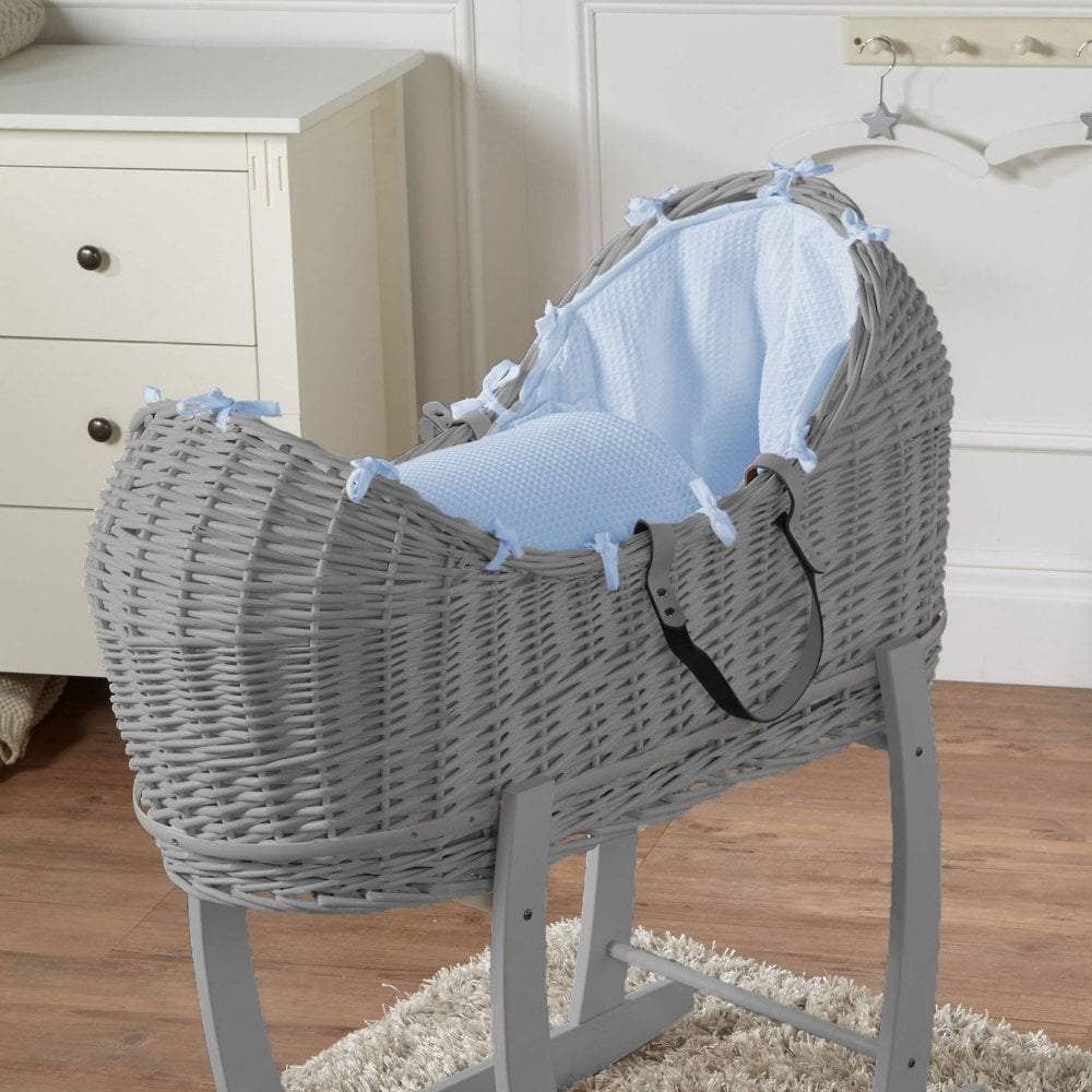 Wicker Pod Baby Deluxe Moses Basket-No stand included