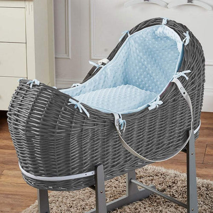 Wicker Pod Baby Deluxe Moses Basket-No stand included