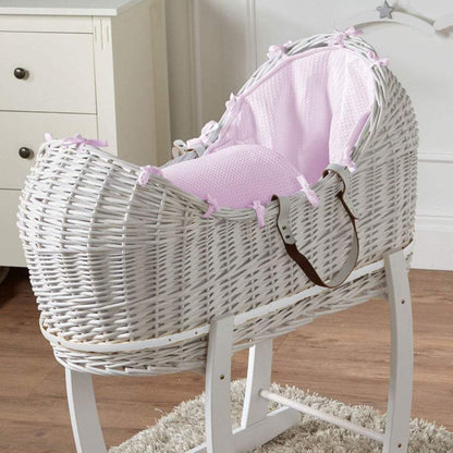 Wicker Pod Baby Deluxe Moses Basket-No stand included