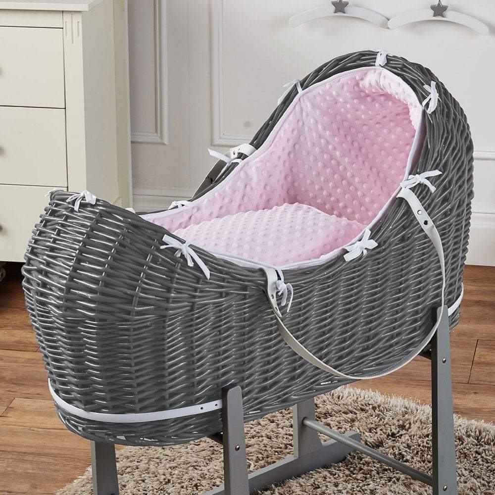 Wicker Pod Baby Deluxe Moses Basket-No stand included