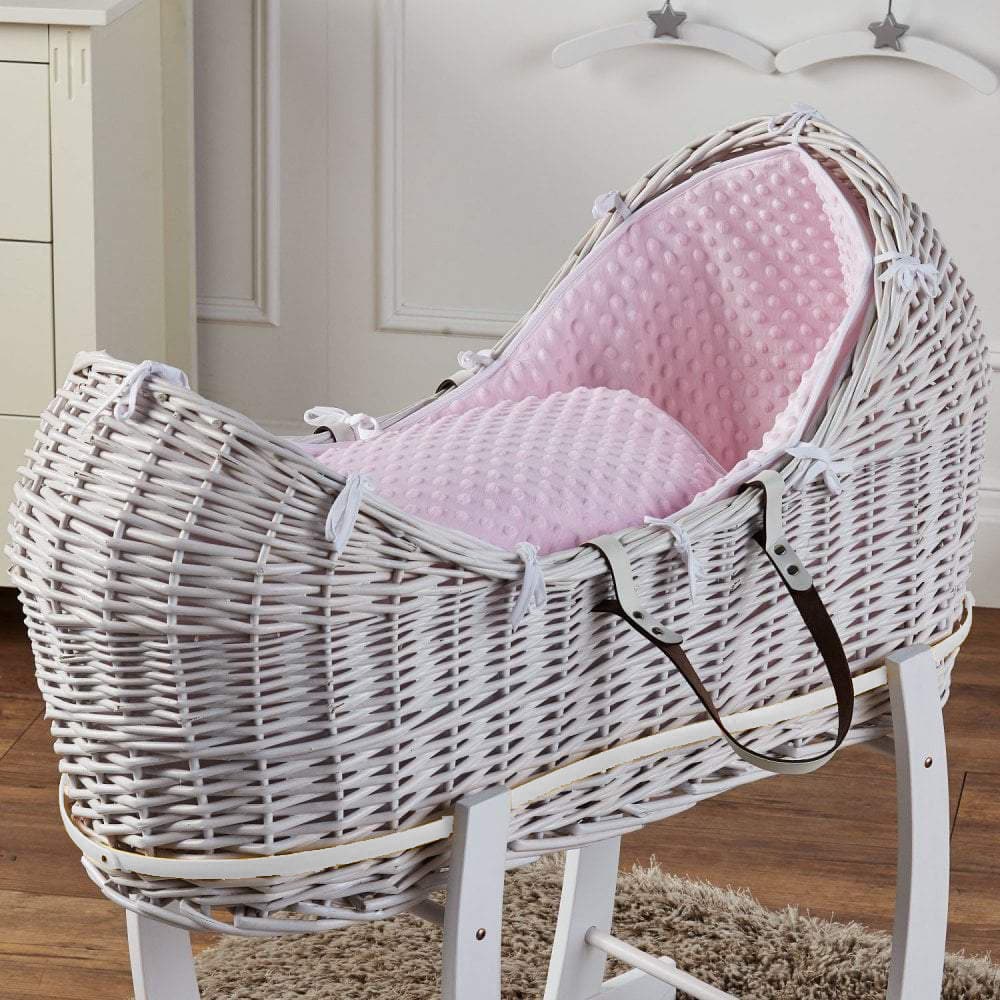 Wicker Pod Baby Deluxe Moses Basket-No stand included