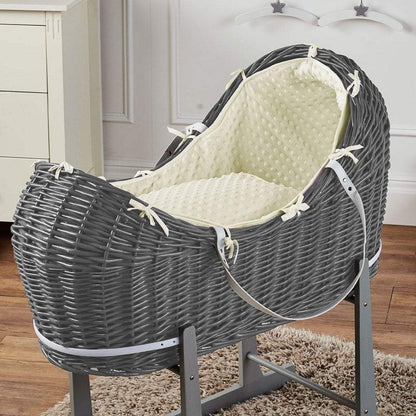 Wicker Pod Baby Deluxe Moses Basket-No stand included