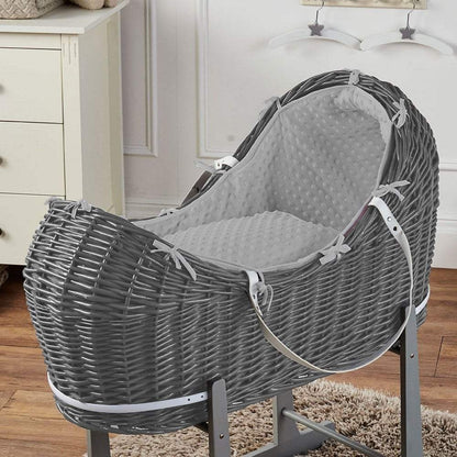 Wicker Pod Baby Deluxe Moses Basket-No stand included