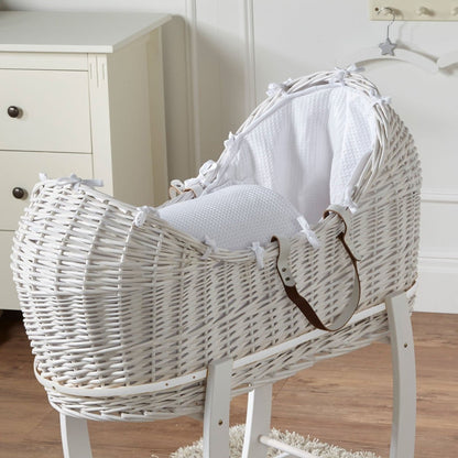 Wicker Pod Baby Deluxe Moses Basket-No stand included