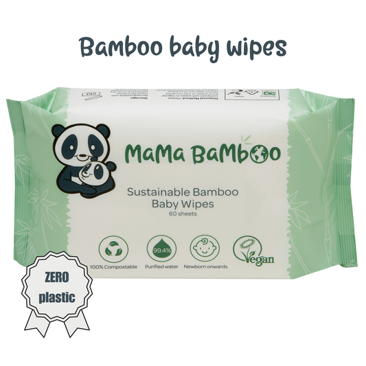 Mama Bamboo Sustainable Baby Wipes DS